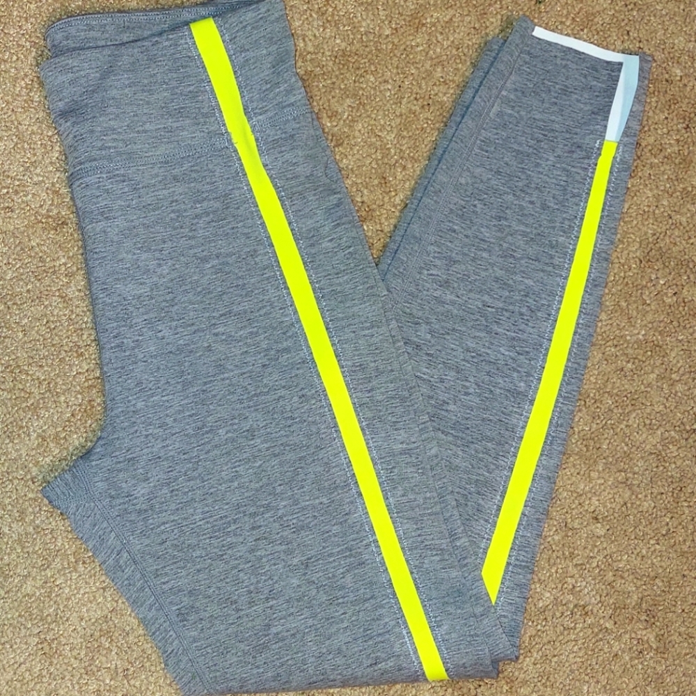 Zyia Neon Tape luxe 24" leggings